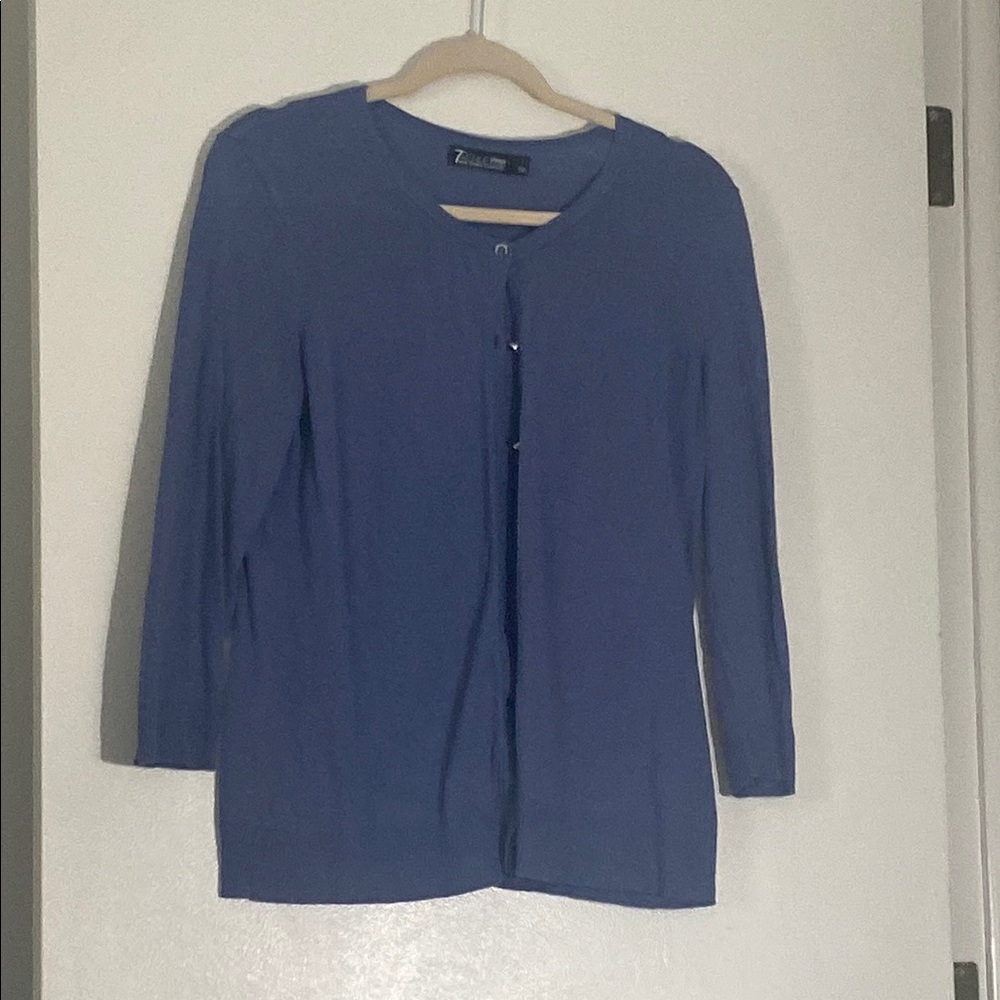 Women's Blue Cardigan